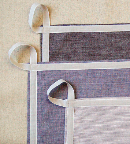 A New Adjustable Apron + Simple Dishtowels | Purl Soho