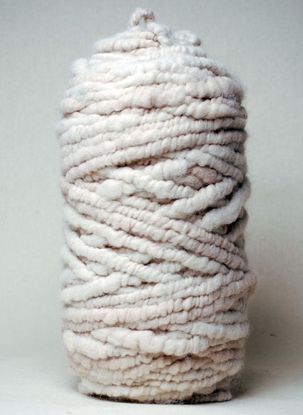 Alpaca Rug Yarn in Light Silver Grey - 47 Ounces