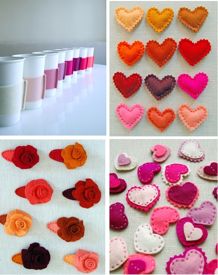 Felt Candy Hearts | Purl Soho