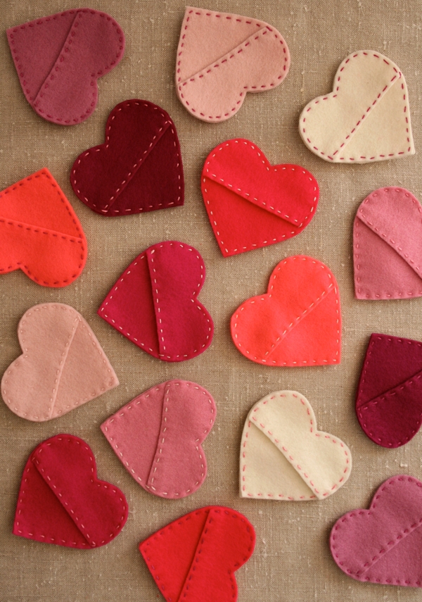 Felt Candy Hearts | Purl Soho