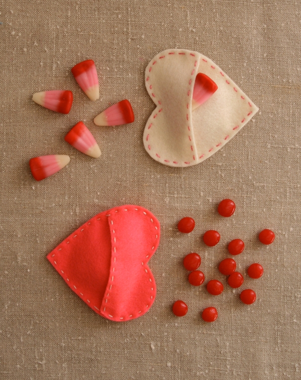 Felt Candy Hearts | Purl Soho