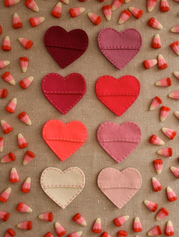 Felt Candy Hearts | Purl Soho