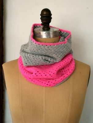 Two-Color Crocheted Cowl | Purl Soho