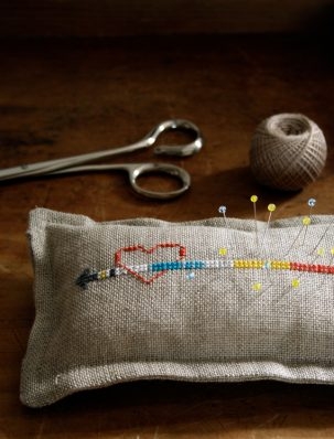 Heart + Arrow Pin Cushion | Purl Soho