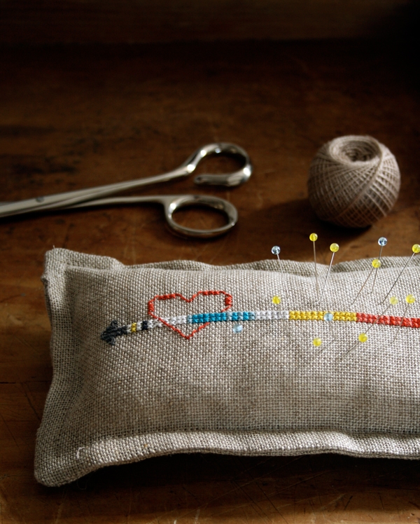 Heart + Arrow Pin Cushion | Purl Soho