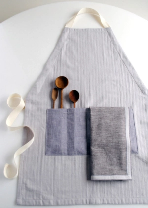 A New Adjustable Apron + Simple Dishtowels | Purl Soho