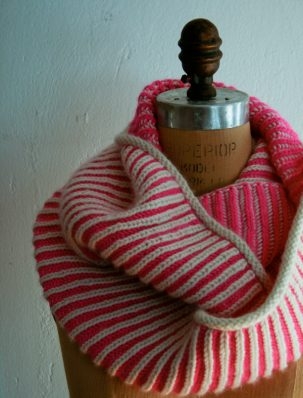 Gina’s Brioche Cowl in Cashmere! | Purl Soho