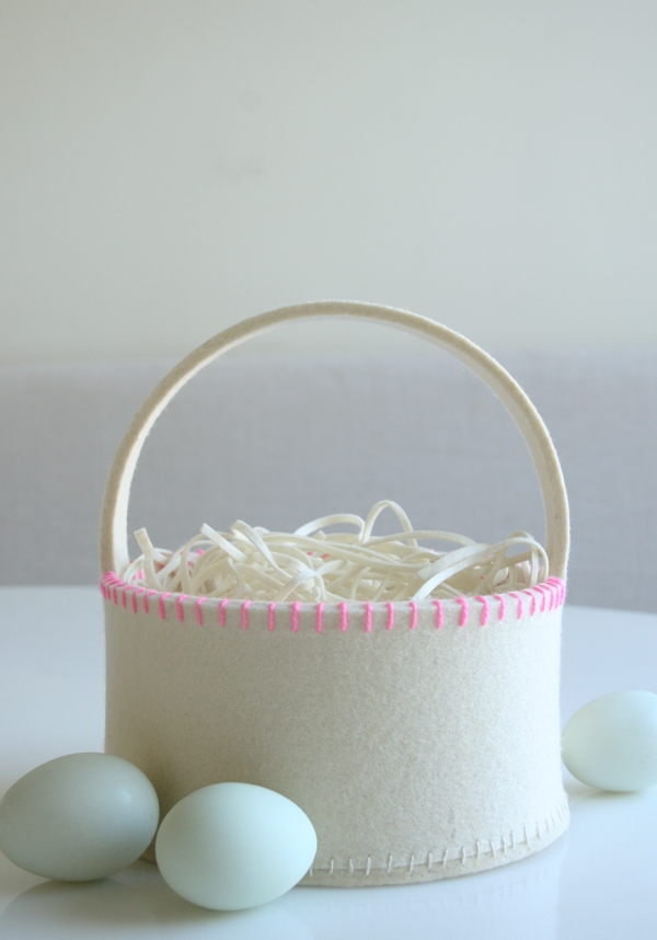 Super Simple Felt Easter Basket | Purl Soho