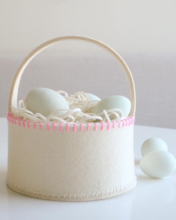 Super Simple Felt Easter Basket | Purl Soho