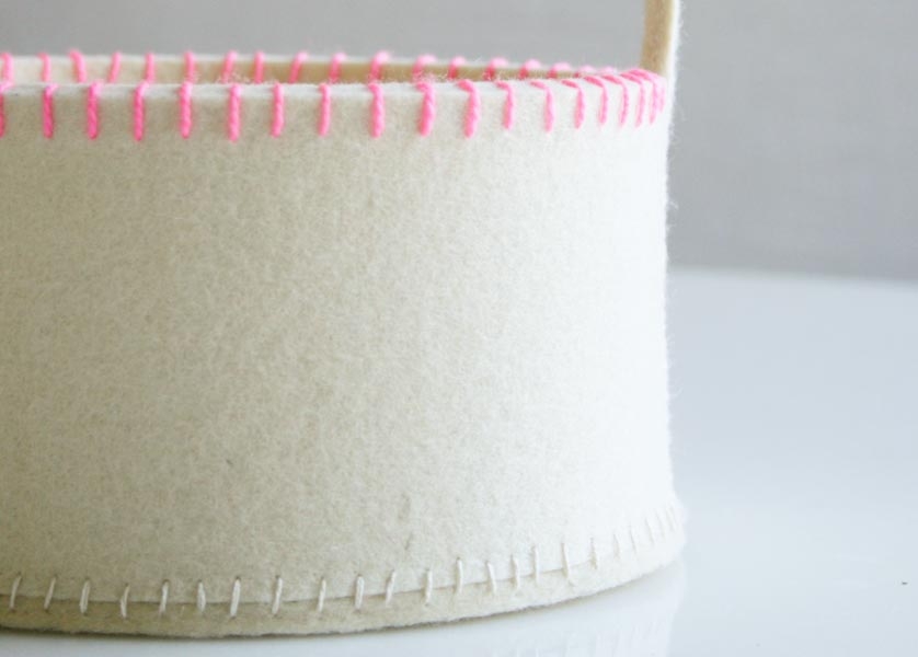 Super Simple Felt Easter Basket | Purl Soho