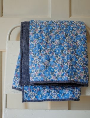 Windowpane Wholecloth Baby Quilt | Purl Soho