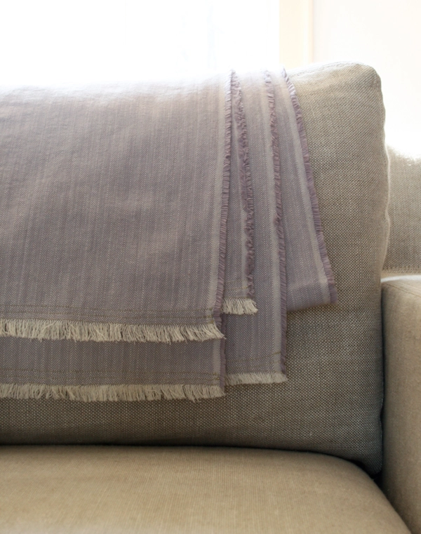 Spring Herringbone Throw | Purl Soho