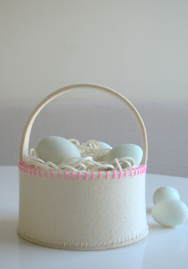 Super Simple Felt Easter Basket | Purl Soho