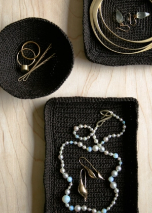 Crocheted Jewelry Dishes | Purl Soho