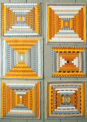 Mini Quilt of the Month, January: Courthouse Steps | Purl Soho