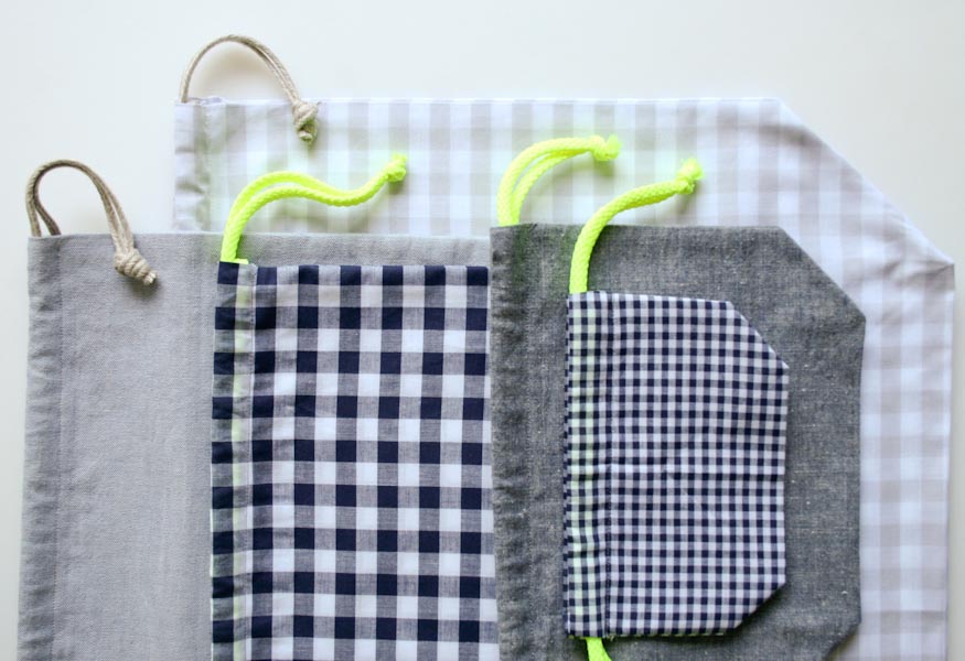 Easy Drawstring Bag: Four New Sizes! | Purl Soho