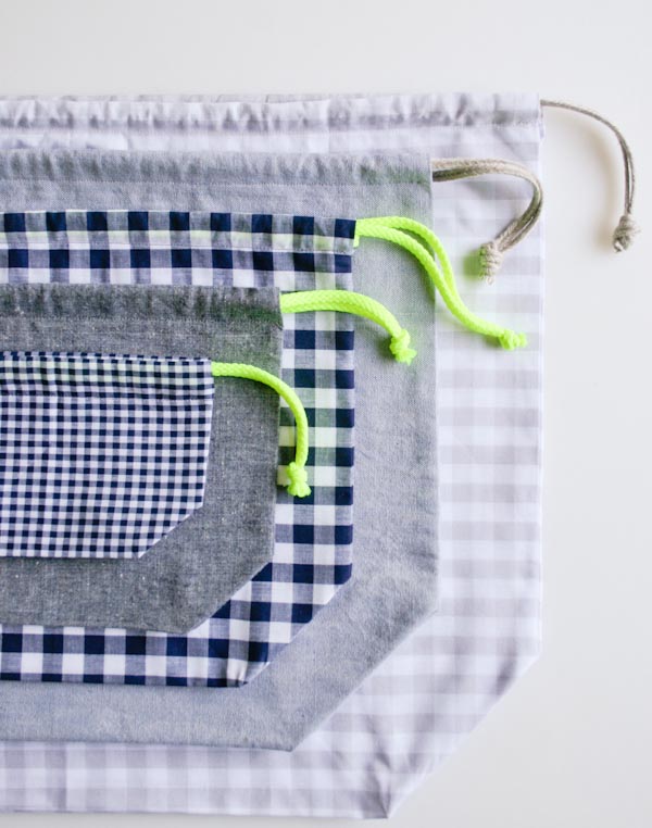 Easy Drawstring Bag: Four New Sizes! | Purl Soho