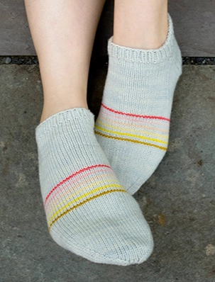 Sporty Striped Socklets | Purl Soho
