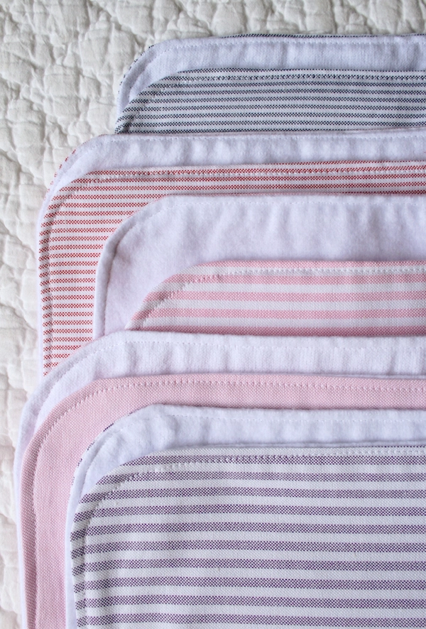 Oxford Burp Cloths | Purl Soho