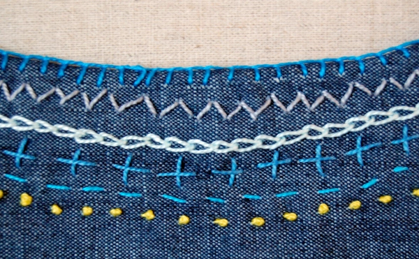 Embroidered Denim Jumper | Purl Soho