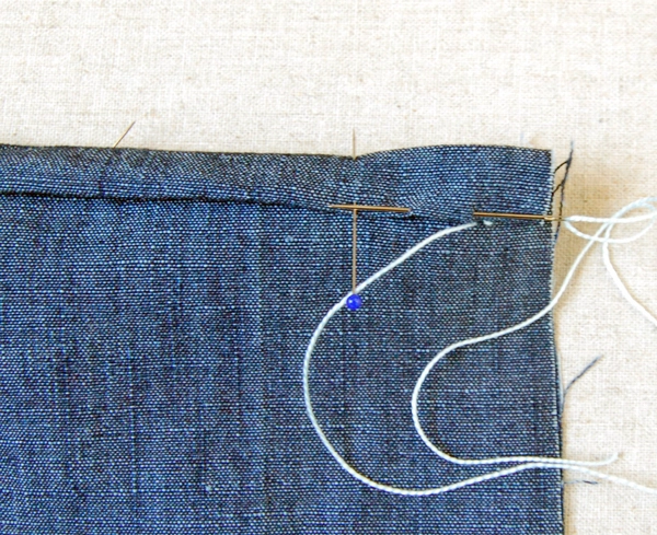 Embroidered Denim Jumper | Purl Soho