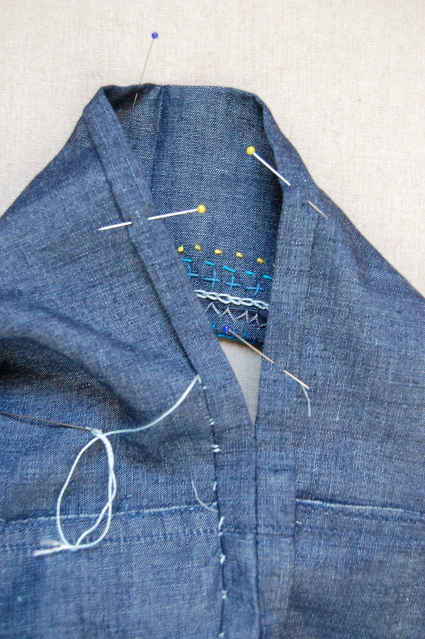 Embroidered Denim Jumper | Purl Soho