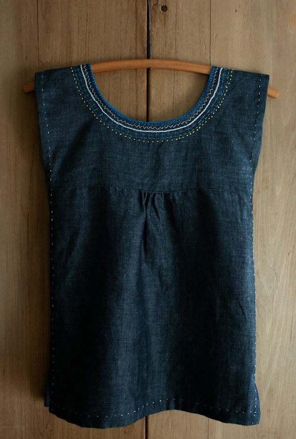 Embroidered Denim Jumper | Purl Soho