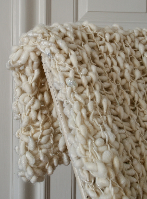 Pixie Dust Lap Blanket in Cool White! | Purl Soho