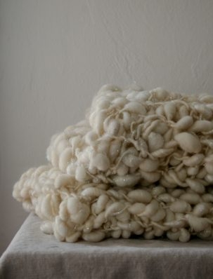 Pixie Dust Lap Blanket in Cool White! | Purl Soho