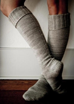 Little Cable Knee Highs | Purl Soho