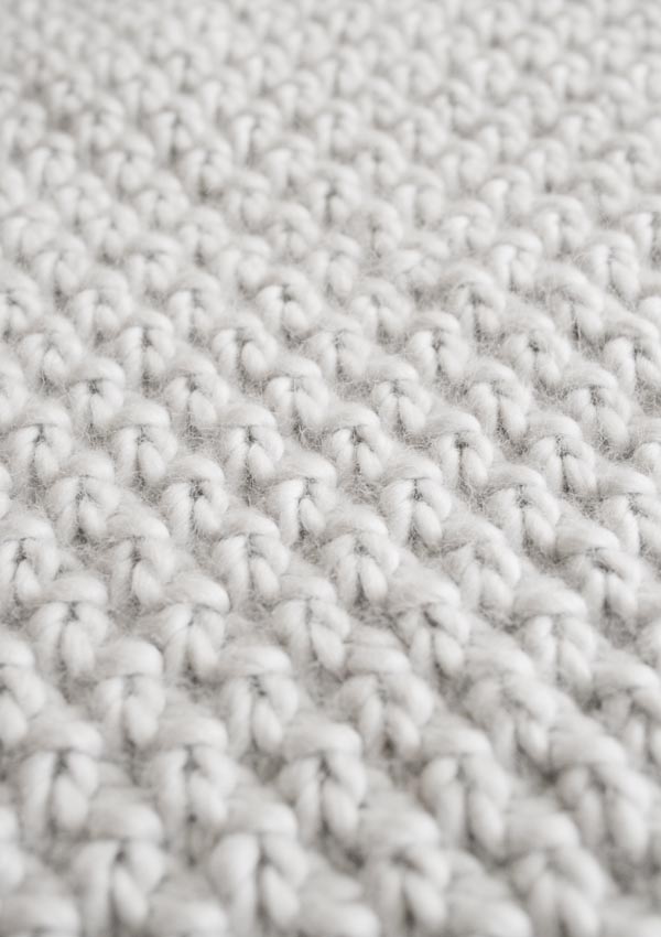 Double Seed Stitch Blanket | Purl Soho