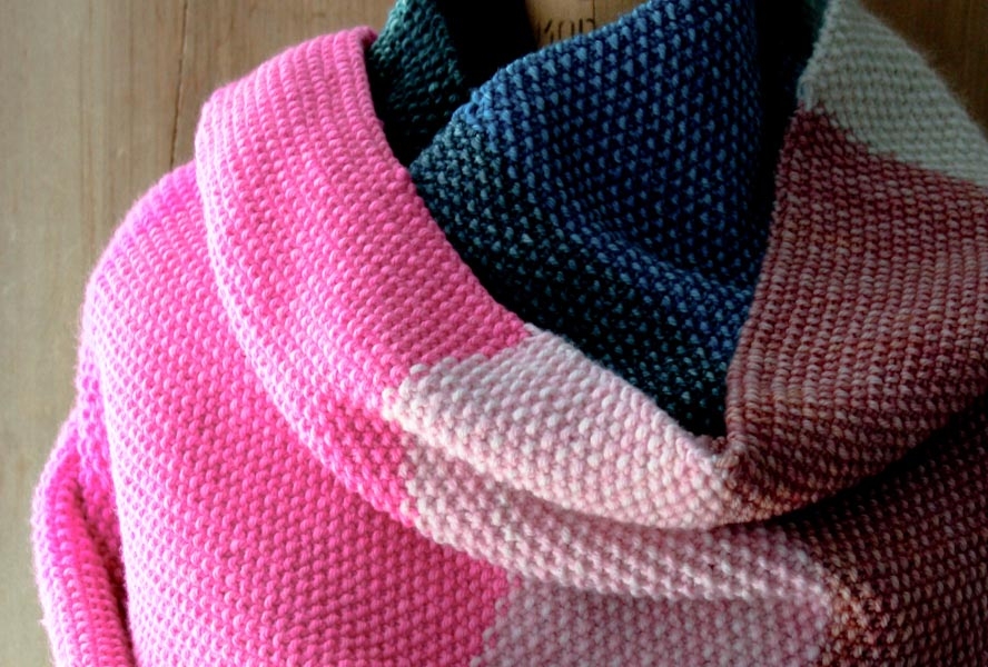 Amazing Seed Stitch Wrap | Purl Soho