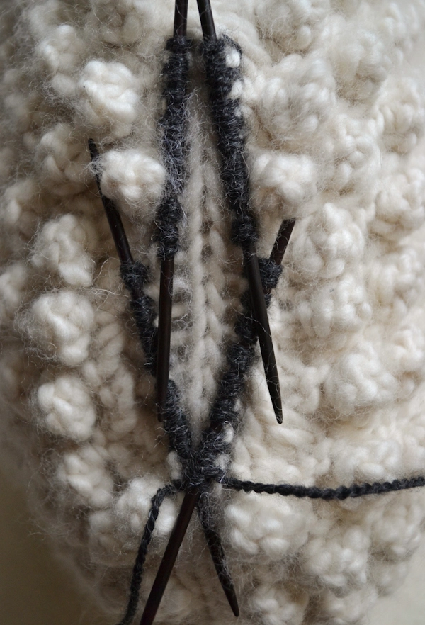 Bobble Sheep Pillow In Partridge | Purl Soho