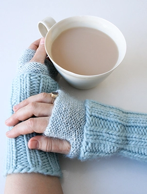 Cuffed Hand Warmers | Purl Soho