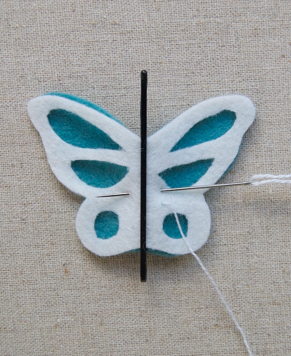 Butterfly Felt Craft Brooch Kit