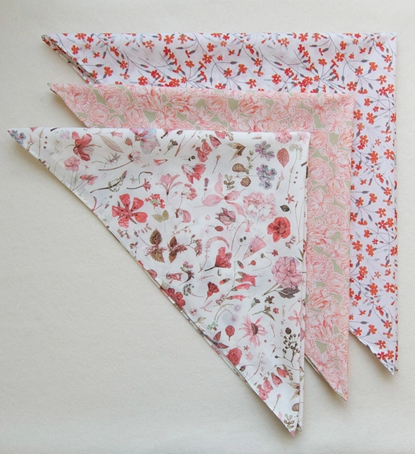 Rolled Hem Liberty Bandanas | Purl Soho