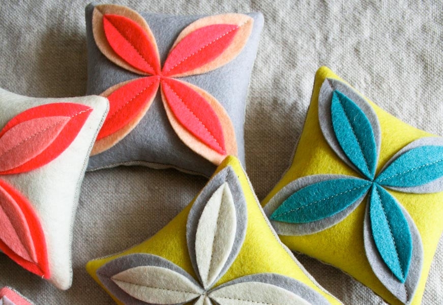 Felt Flower Sachets | Purl Soho