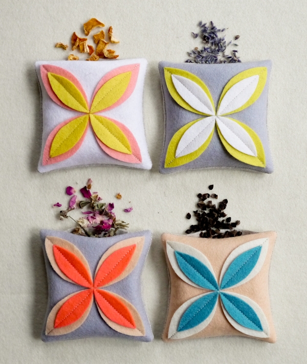 Felt Flower Sachets | Purl Soho