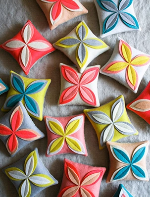 Felt Flower Sachets | Purl Soho