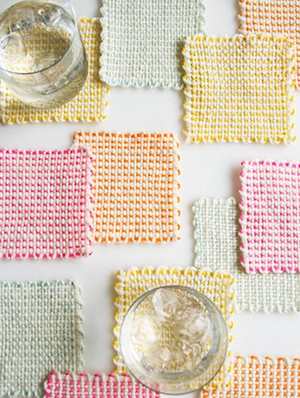 Pin Loom Coasters | Purl Soho