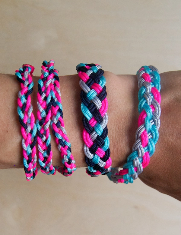 Bracelets )) Double Chain Knot bracelet 