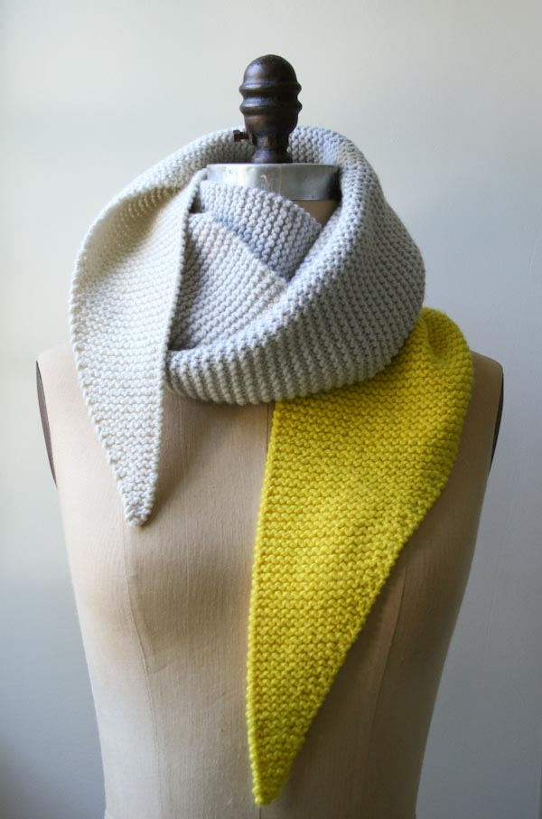 Color Tipped Scarf | Purl Soho