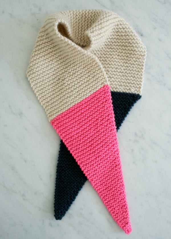 Color Tipped Scarf | Purl Soho