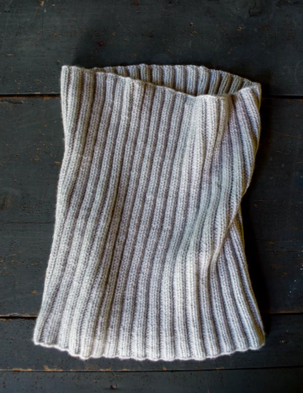 Lovely Ribbed Cowl in Worsted Twist | Purl Soho