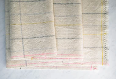 Woven Plaid Scarf
