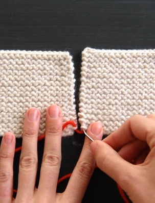 Seaming Garter Stitch | Purl Soho