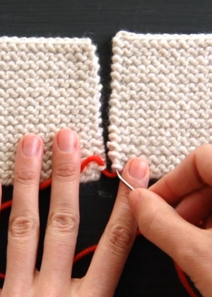 Seaming Garter Stitch | Purl Soho