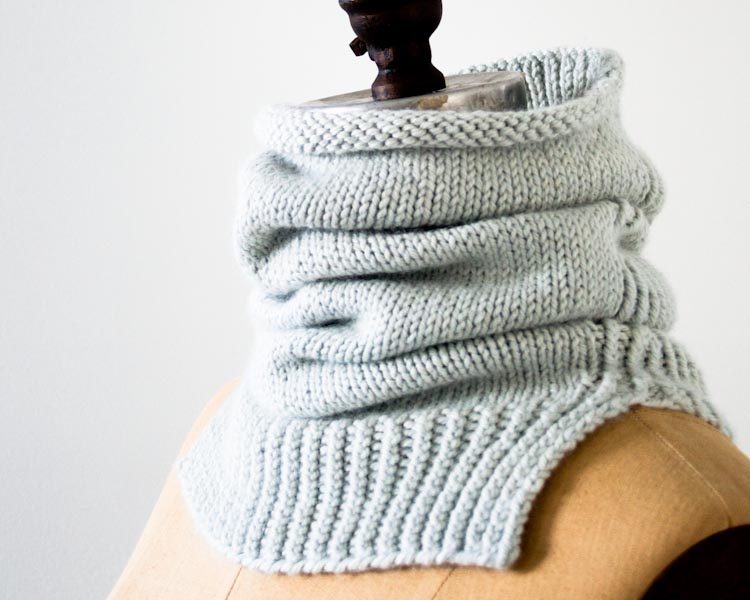 Structured Alpaca Cowl in Purl Soho’s New Alpaca Pure! | Purl Soho