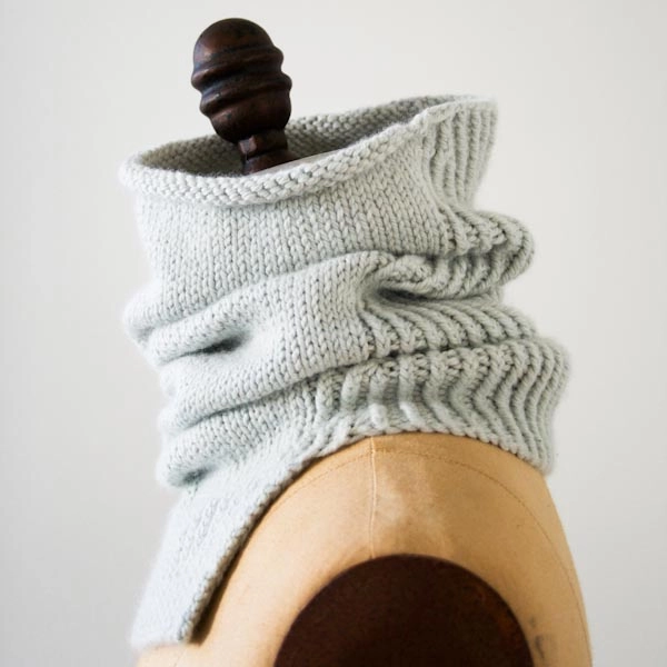 Structured Alpaca Cowl in Purl Soho’s New Alpaca Pure! | Purl Soho