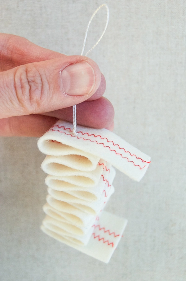 Ribbon Candy Felt Ornaments | Purl Soho